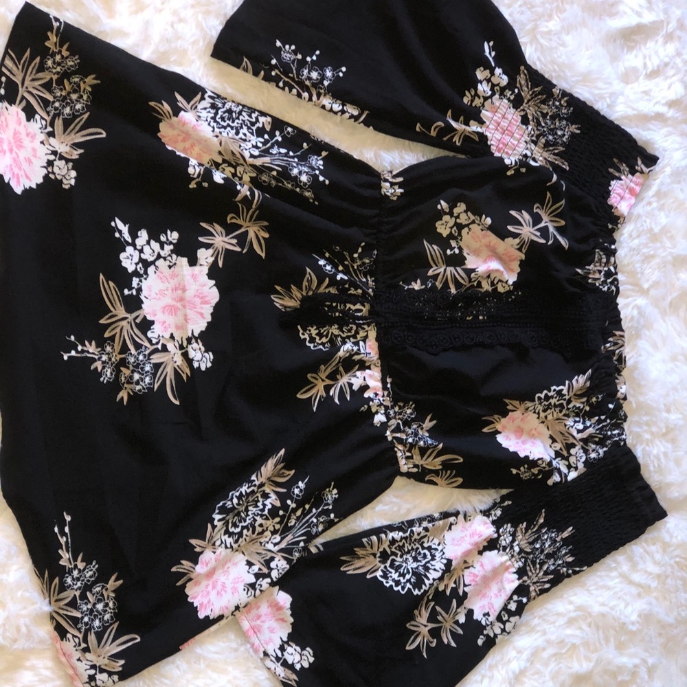 Black off the shoulder dress